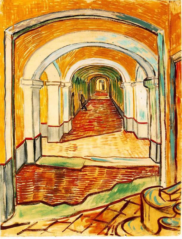 Vincent van Gogh corridor asylum